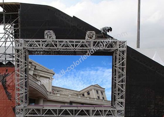 P5 / P8 / P10 Outdoor Led Screen Advertising Light Weight Cabinet